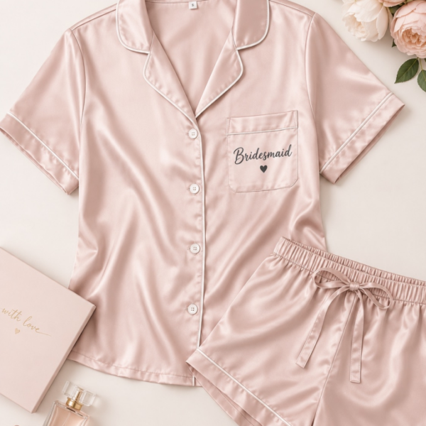 Bridesmaid Satin Pyjamas
