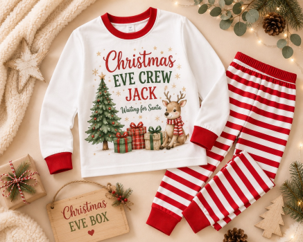 Kids Christmas Eve Pyjama Set