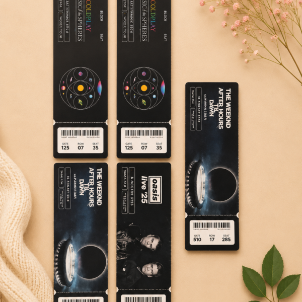 Personalised Event Ticket Keepsake